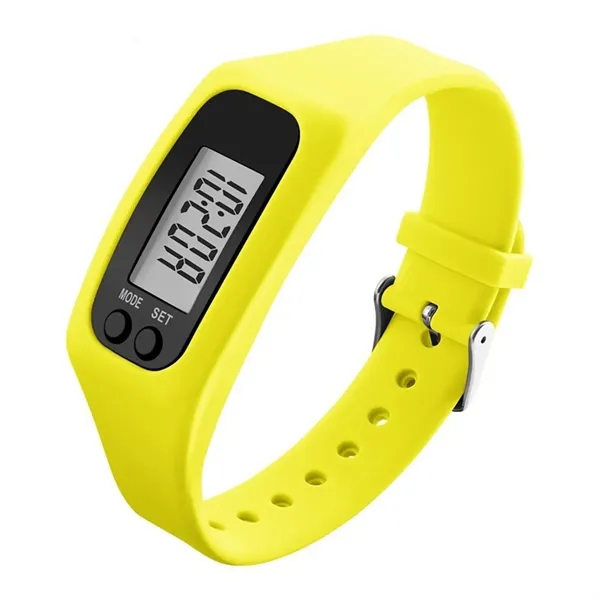 Digital LCD Silicone Fitness Tracker Wristband Pedometer - Digital LCD Silicone Fitness Tracker Wristband Pedometer - Image 9 of 10