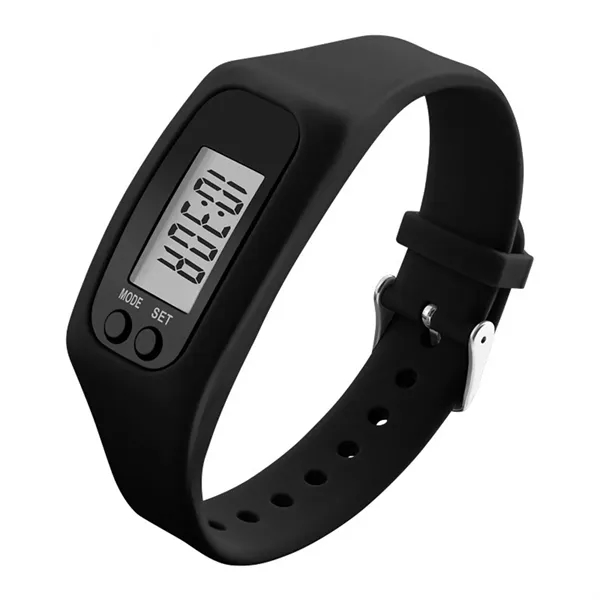 Digital LCD Silicone Fitness Tracker Wristband Pedometer - Digital LCD Silicone Fitness Tracker Wristband Pedometer - Image 10 of 10