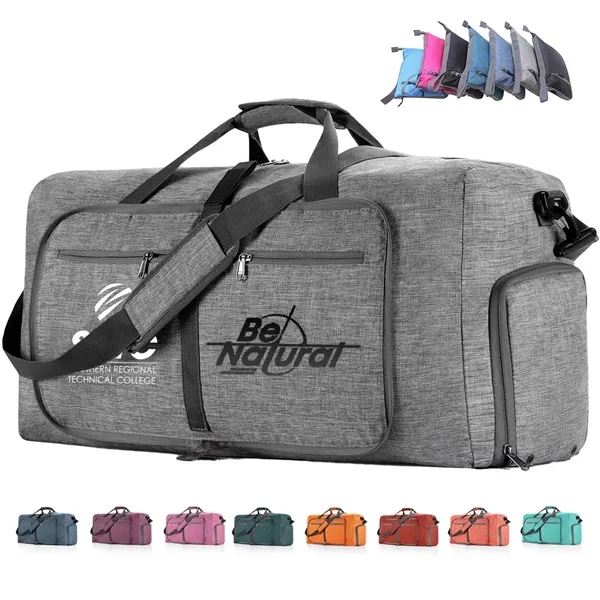 65L In Stock Custom Foldable Travel Duffle Overnight Bag - 65L In Stock Custom Foldable Travel Duffle Overnight Bag - Image 0 of 10