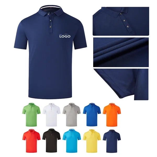 Moisture-Wicking Short Sleeve Polo Shirts - Moisture-Wicking Short Sleeve Polo Shirts - Image 0 of 8