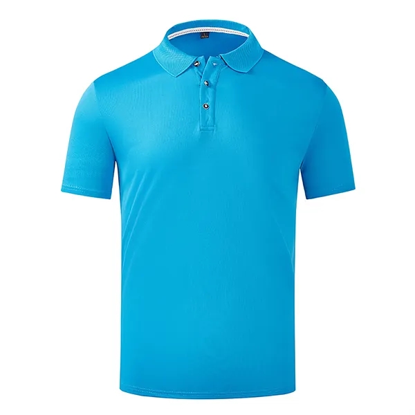 Moisture-Wicking Short Sleeve Polo Shirts - Moisture-Wicking Short Sleeve Polo Shirts - Image 5 of 8