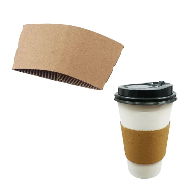 Kraft Paper Cup Sleeve - Kraft Paper Cup Sleeve - Image 1 of 2