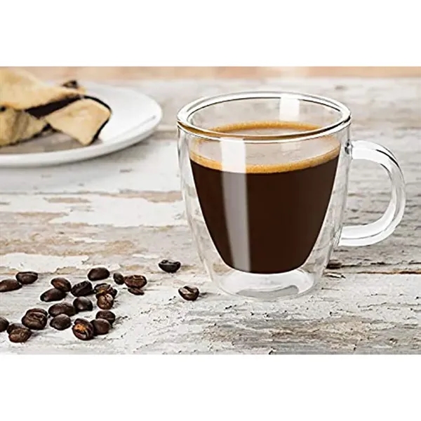 Savor Double Wall Insulated Glass Espresso Mug 5oz - Savor Double Wall Insulated Glass Espresso Mug 5oz - Image 2 of 8