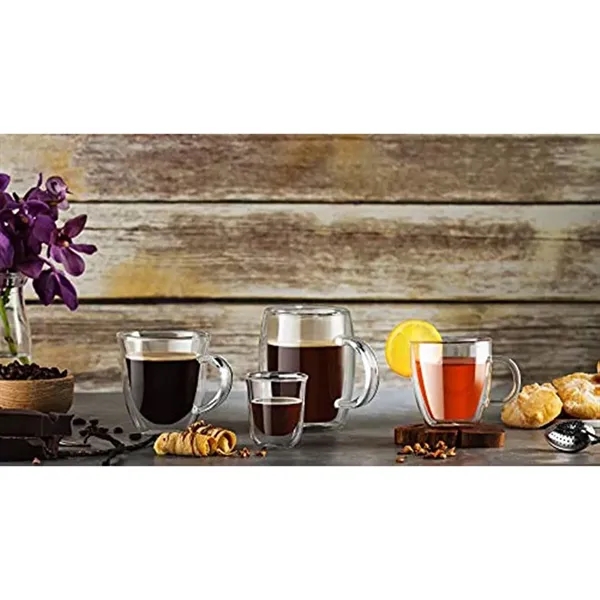 Savor Double Wall Insulated Glass Espresso Mug 5oz - Savor Double Wall Insulated Glass Espresso Mug 5oz - Image 3 of 8