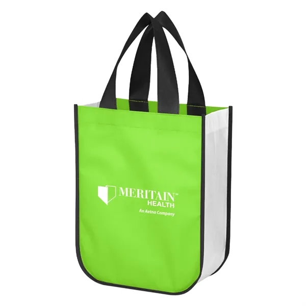 Shiny Non-Woven Shopper Tote Bag - Shiny Non-Woven Shopper Tote Bag - Image 15 of 23