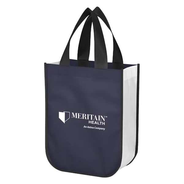 Shiny Non-Woven Shopper Tote Bag - Shiny Non-Woven Shopper Tote Bag - Image 16 of 23