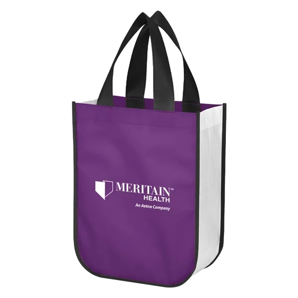 Shiny Non-Woven Shopper Tote Bag - Shiny Non-Woven Shopper Tote Bag - Image 20 of 23