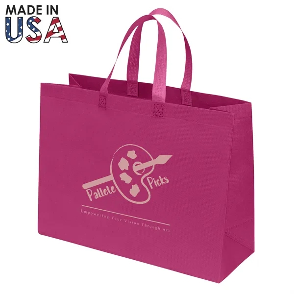 16x7x12 Reusable Non-Woven Tote Bag - 16x7x12 Reusable Non-Woven Tote Bag - Image 2 of 8