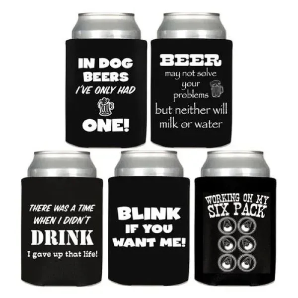 One Color Print Can Cooler - One Color Print Can Cooler - Image 1 of 2