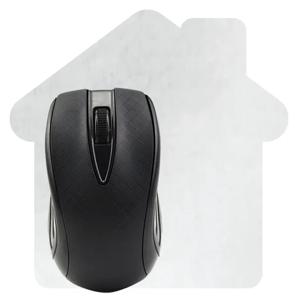 Custom House Shaped Dye Sublimated Computer Mouse Pad