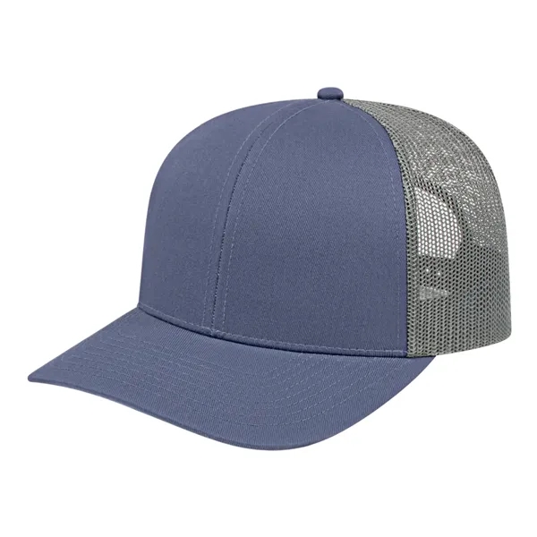 Poly/Cotton Trucker Mesh Back Cap - Poly/Cotton Trucker Mesh Back Cap - Image 28 of 29