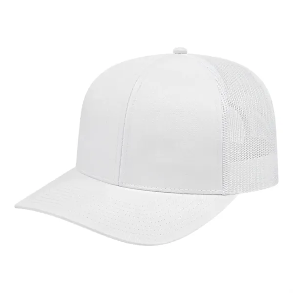 Poly/Cotton Trucker Mesh Back Cap - Poly/Cotton Trucker Mesh Back Cap - Image 3 of 29