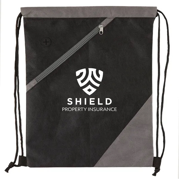 Apex RPET Non-Woven Drawstring Backpack - Apex RPET Non-Woven Drawstring Backpack - Image 0 of 9