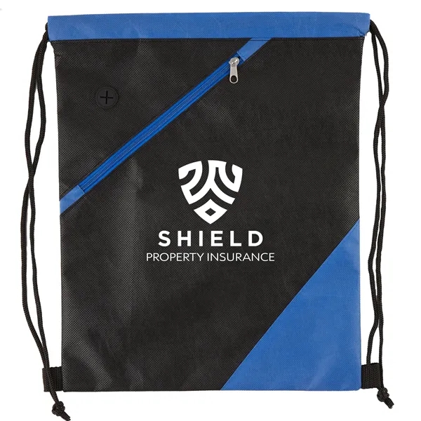 Apex RPET Non-Woven Drawstring Backpack - Apex RPET Non-Woven Drawstring Backpack - Image 8 of 9