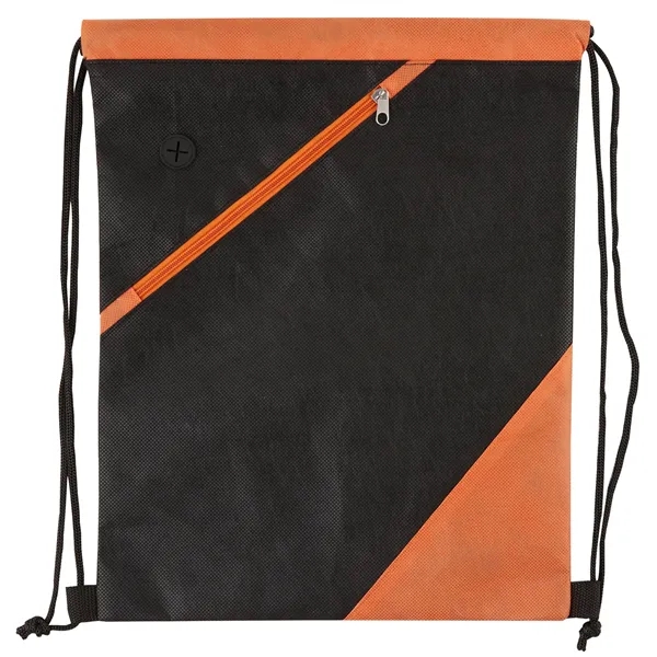 Apex RPET Non-Woven Drawstring Backpack - Apex RPET Non-Woven Drawstring Backpack - Image 5 of 9