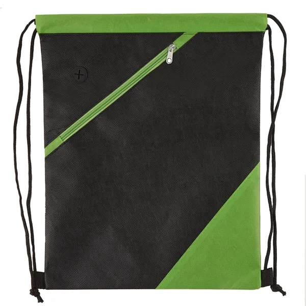 Apex RPET Non-Woven Drawstring Backpack - Apex RPET Non-Woven Drawstring Backpack - Image 3 of 9