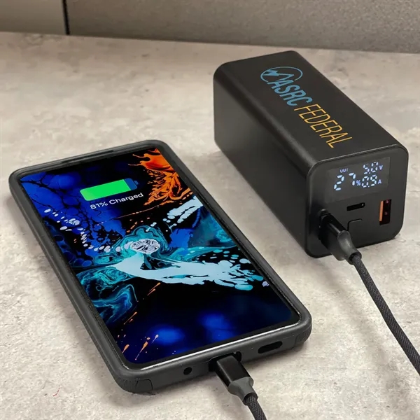 20K mAh 65W Power Bank w/LED - 20K mAh 65W Power Bank w/LED - Image 5 of 6