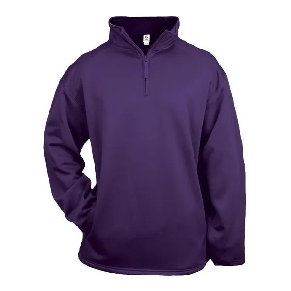 Badger Performance Fleece Quarter-Zip Pullover - Badger Performance Fleece Quarter-Zip Pullover - Image 35 of 36