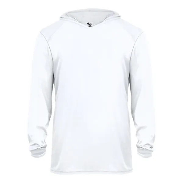 Badger Youth B-Core Long Sleeve Hooded T-Shirt - Badger Youth B-Core Long Sleeve Hooded T-Shirt - Image 25 of 34