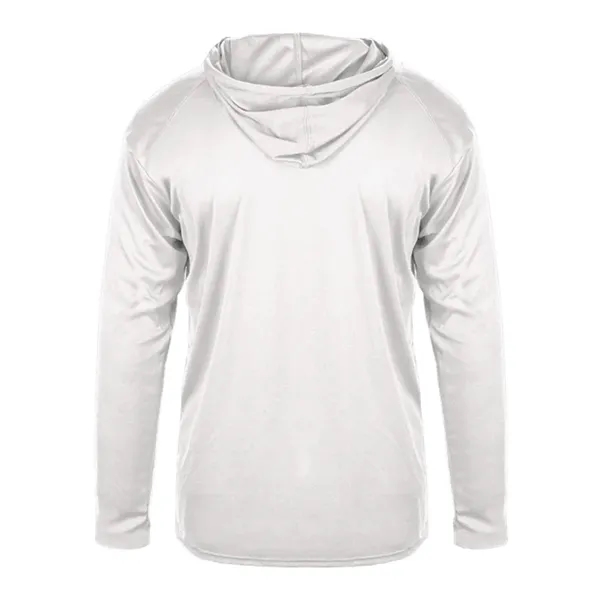 Badger Youth B-Core Long Sleeve Hooded T-Shirt - Badger Youth B-Core Long Sleeve Hooded T-Shirt - Image 27 of 34