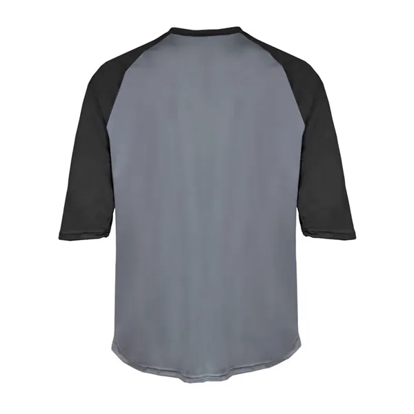 Badger Youth B-Core 3/4 Sleeve Baseball T-Shirt - Badger Youth B-Core 3/4 Sleeve Baseball T-Shirt - Image 3 of 39