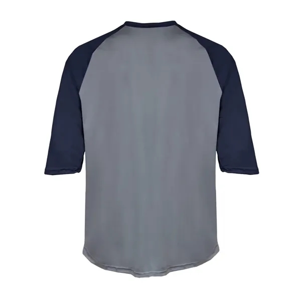 Badger Youth B-Core 3/4 Sleeve Baseball T-Shirt - Badger Youth B-Core 3/4 Sleeve Baseball T-Shirt - Image 12 of 39