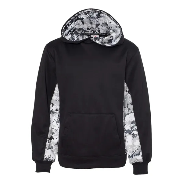 Badger Youth Digital Camo Colorblock Performance Fleece H... - Badger Youth Digital Camo Colorblock Performance Fleece H... - Image 27 of 41