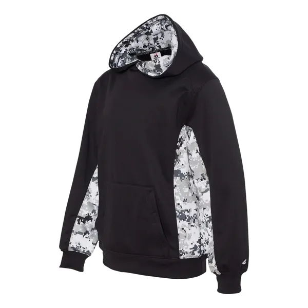 Badger Youth Digital Camo Colorblock Performance Fleece H... - Badger Youth Digital Camo Colorblock Performance Fleece H... - Image 1 of 41