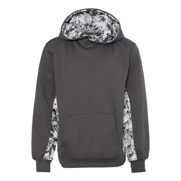 Badger Youth Digital Camo Colorblock Performance Fleece H... - Badger Youth Digital Camo Colorblock Performance Fleece H... - Image 12 of 41