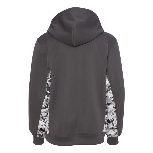 Badger Youth Digital Camo Colorblock Performance Fleece H... - Badger Youth Digital Camo Colorblock Performance Fleece H... - Image 14 of 41