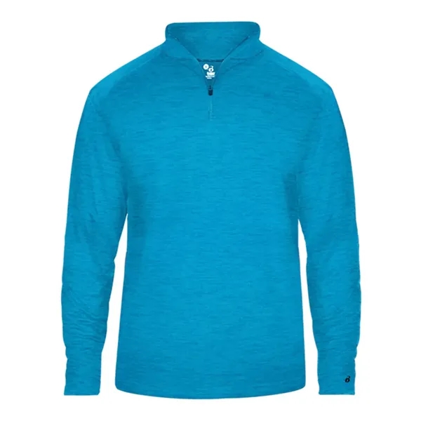 Badger Tonal Blend Quarter-Zip Pullover - Badger Tonal Blend Quarter-Zip Pullover - Image 20 of 29