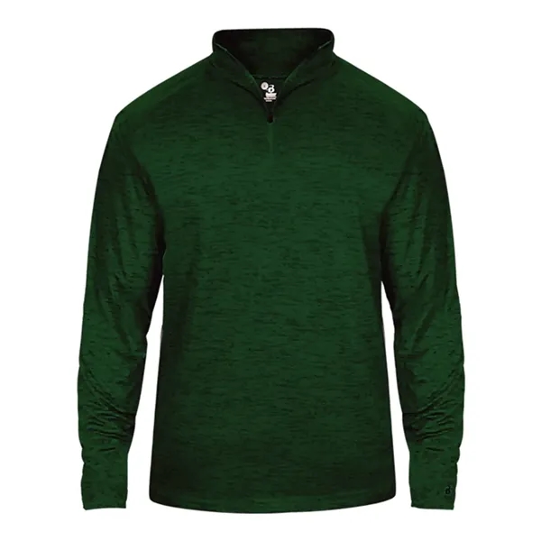 Badger Tonal Blend Quarter-Zip Pullover - Badger Tonal Blend Quarter-Zip Pullover - Image 22 of 29