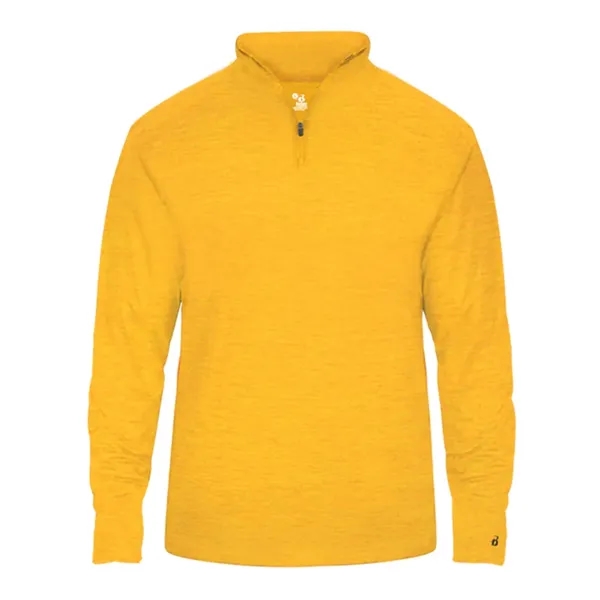 Badger Tonal Blend Quarter-Zip Pullover - Badger Tonal Blend Quarter-Zip Pullover - Image 24 of 29