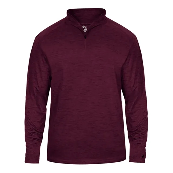 Badger Tonal Blend Quarter-Zip Pullover - Badger Tonal Blend Quarter-Zip Pullover - Image 26 of 29