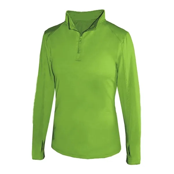 Badger Women's Lightweight Quarter-Zip Pullover - Badger Women's Lightweight Quarter-Zip Pullover - Image 9 of 33