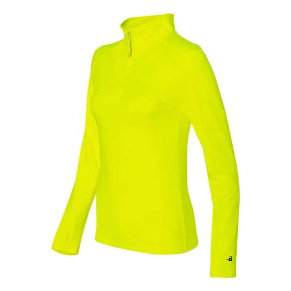 Badger Women's Lightweight Quarter-Zip Pullover - Badger Women's Lightweight Quarter-Zip Pullover - Image 21 of 33