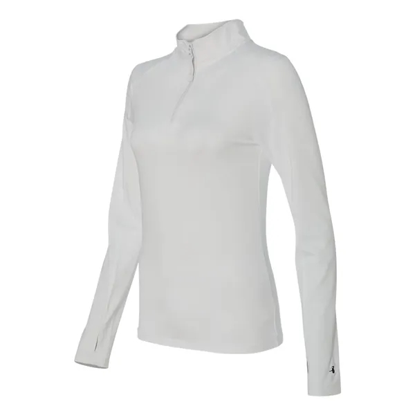 Badger Women's Lightweight Quarter-Zip Pullover - Badger Women's Lightweight Quarter-Zip Pullover - Image 25 of 33