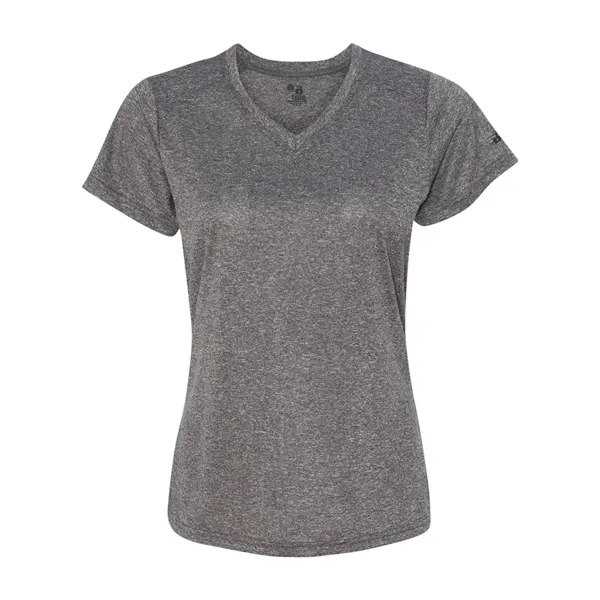 Badger Women's Pro Heather V-Neck T-Shirt - Badger Women's Pro Heather V-Neck T-Shirt - Image 22 of 24