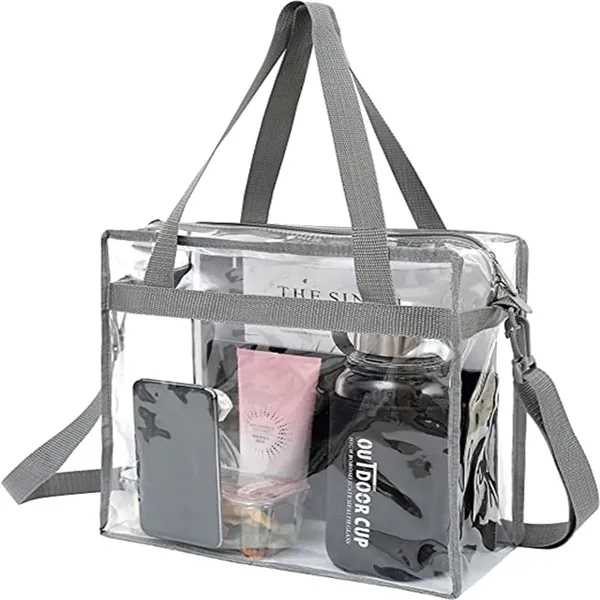 Clear Shoulder Bag Stadium Approved - Clear Shoulder Bag Stadium Approved - Image 2 of 6