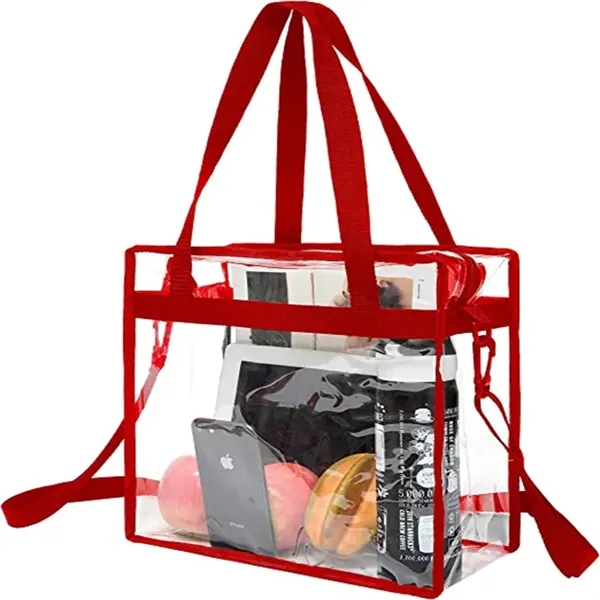 Clear Shoulder Bag Stadium Approved - Clear Shoulder Bag Stadium Approved - Image 4 of 6