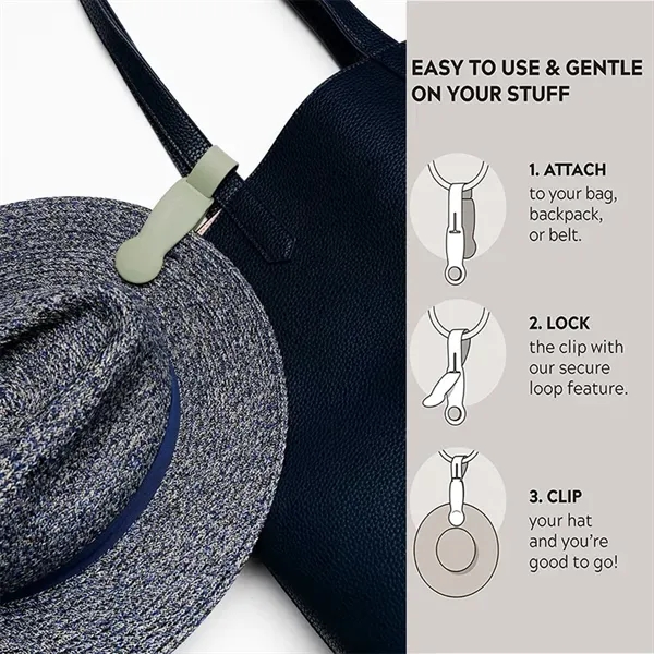 Magnetic Silicone Hat Clip - Magnetic Silicone Hat Clip - Image 1 of 2