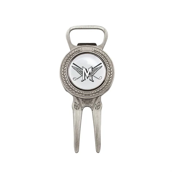 Golf Divot Tool with Bottle Opener - Golf Divot Tool with Bottle Opener - Image 0 of 7