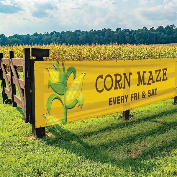 4' x 12' Premium Polyester Mesh Banner - 4' x 12' Premium Polyester Mesh Banner - Image 10 of 12