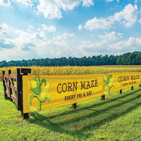 4' x 24' Premium Polyester Mesh Banner - 4' x 24' Premium Polyester Mesh Banner - Image 10 of 12