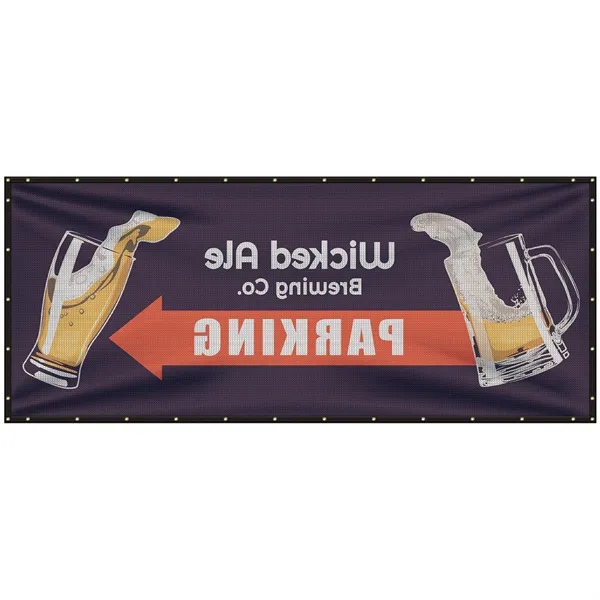5' x 12' Premium Polyester Mesh Banner - 5' x 12' Premium Polyester Mesh Banner - Image 3 of 12