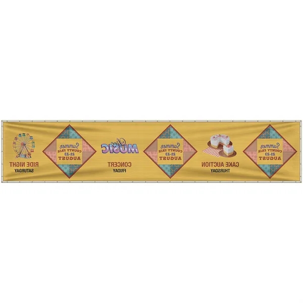 5' x 24' Premium Polyester Mesh Banner - 5' x 24' Premium Polyester Mesh Banner - Image 3 of 12