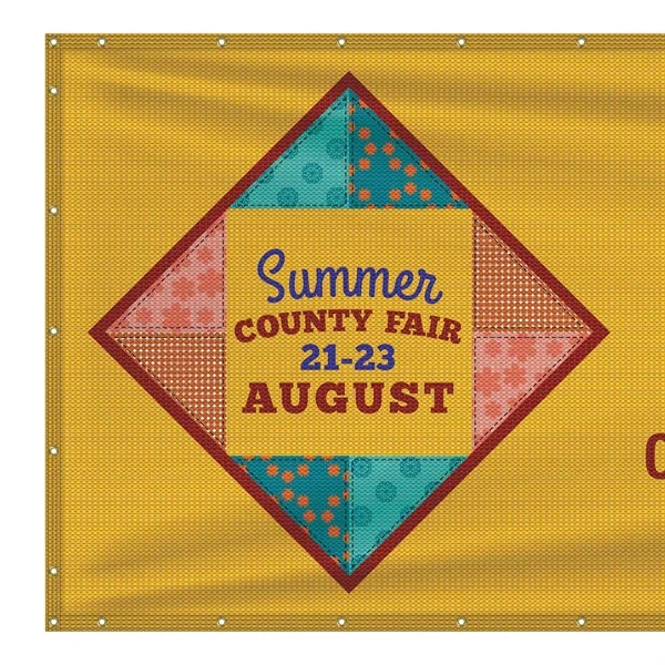 5' x 24' Premium Polyester Mesh Banner - 5' x 24' Premium Polyester Mesh Banner - Image 4 of 12