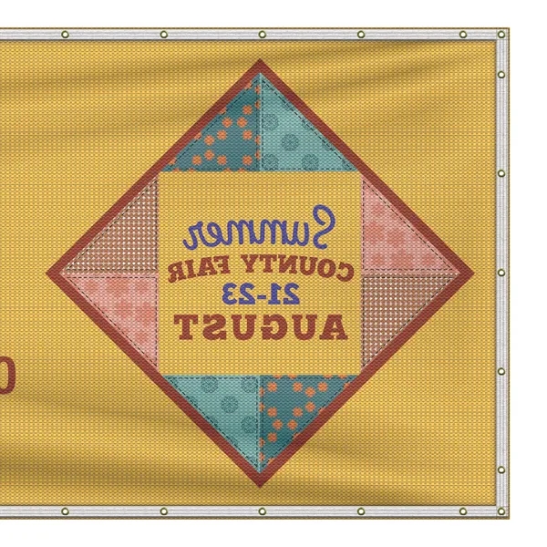 5' x 24' Premium Polyester Mesh Banner - 5' x 24' Premium Polyester Mesh Banner - Image 5 of 12