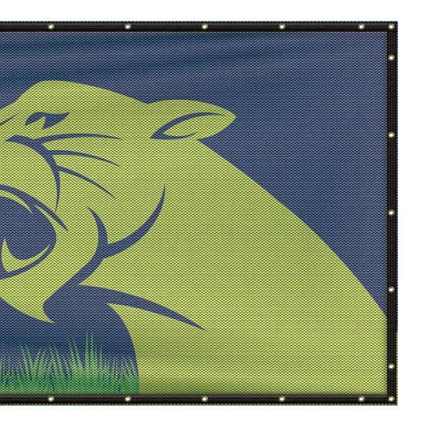 5' x 48' Premium Polyester Mesh Banner - 5' x 48' Premium Polyester Mesh Banner - Image 5 of 12