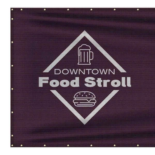 6' x 48' Premium Polyester Mesh Banner - 6' x 48' Premium Polyester Mesh Banner - Image 4 of 12